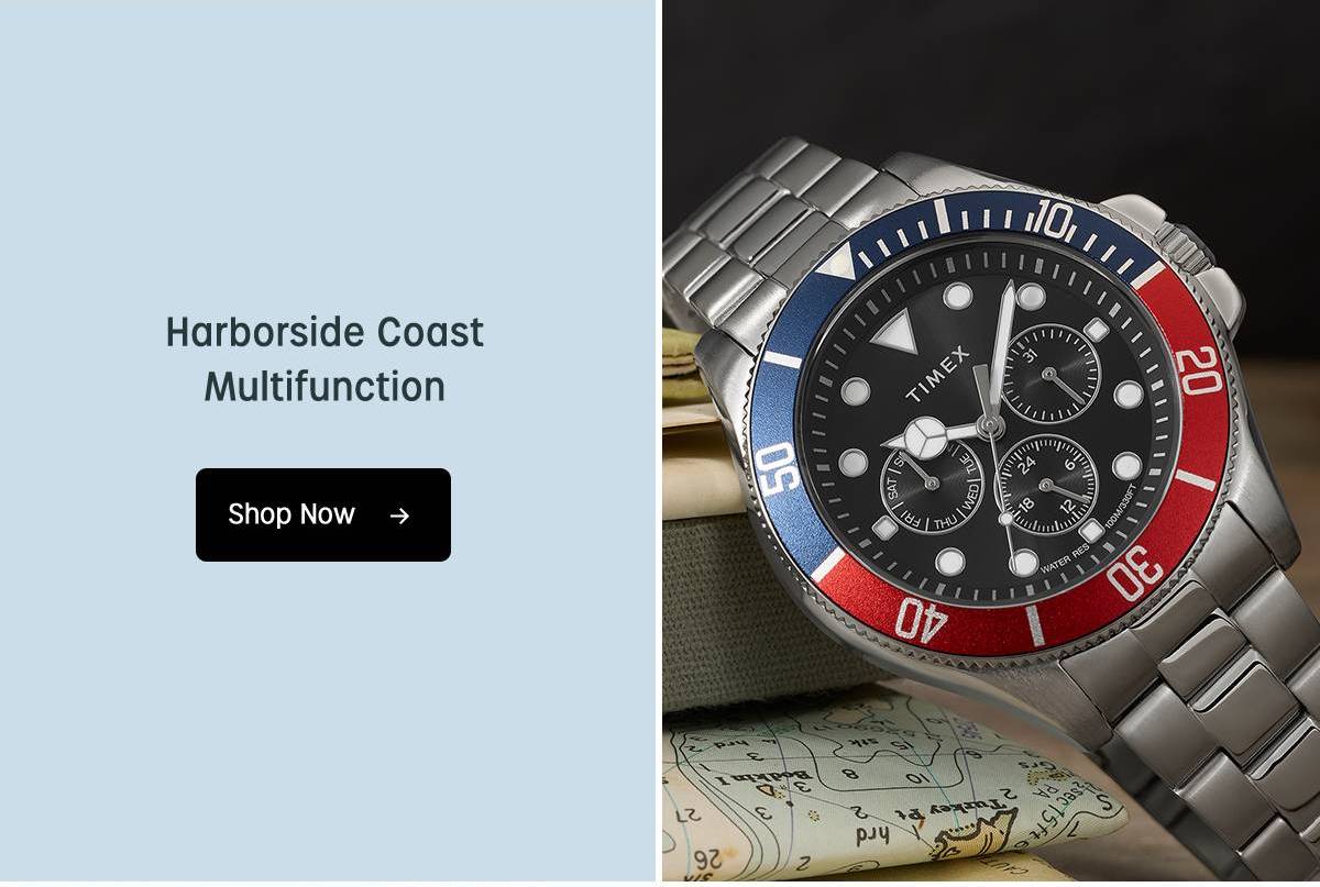 Shop Now (Harborside Coast Multifunction) - Timex