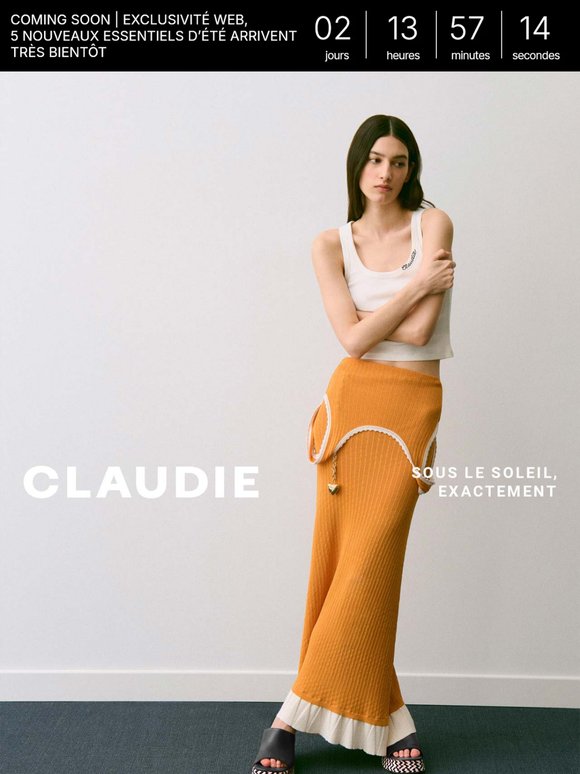 Le vestiaire d’été Claudie s’illumine