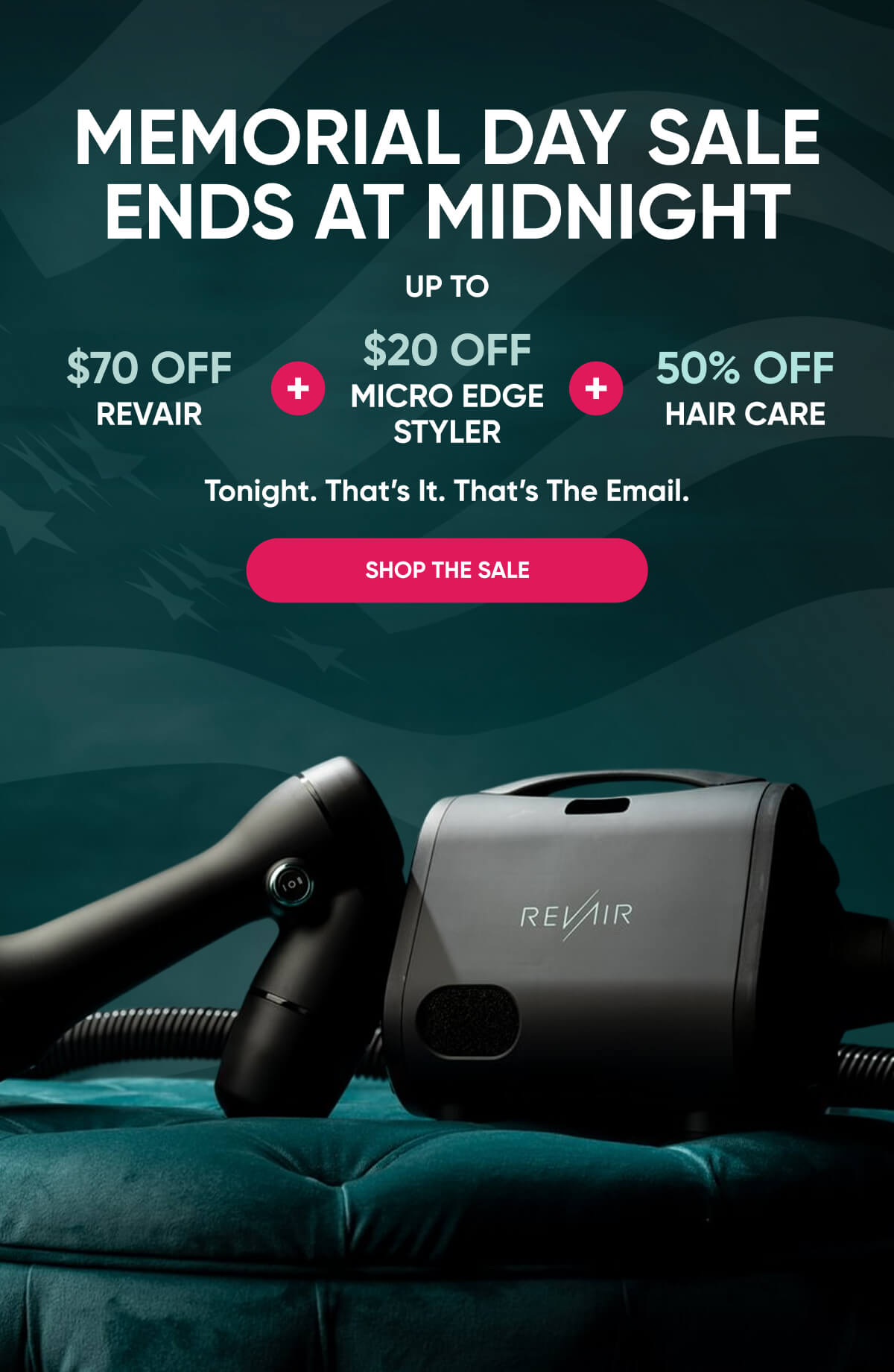 MEMORIAL DAY SALE Ends Tomorrow. No Pressure… (But Yes Pressure).