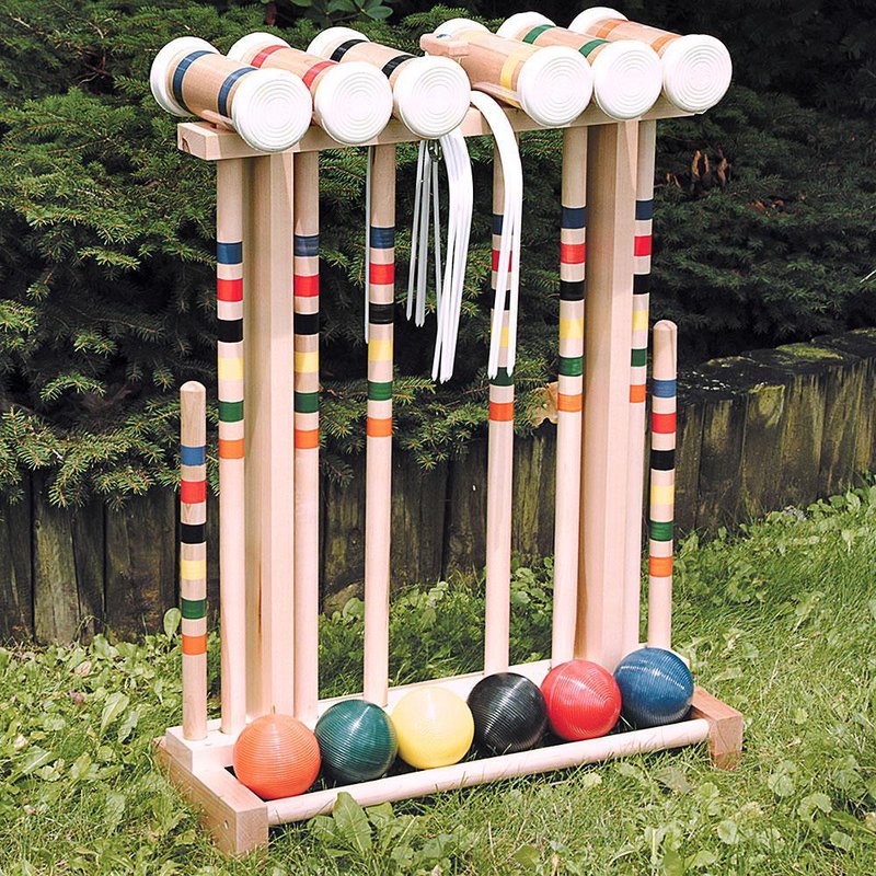 Image of Amish-Crafted Croquet Set