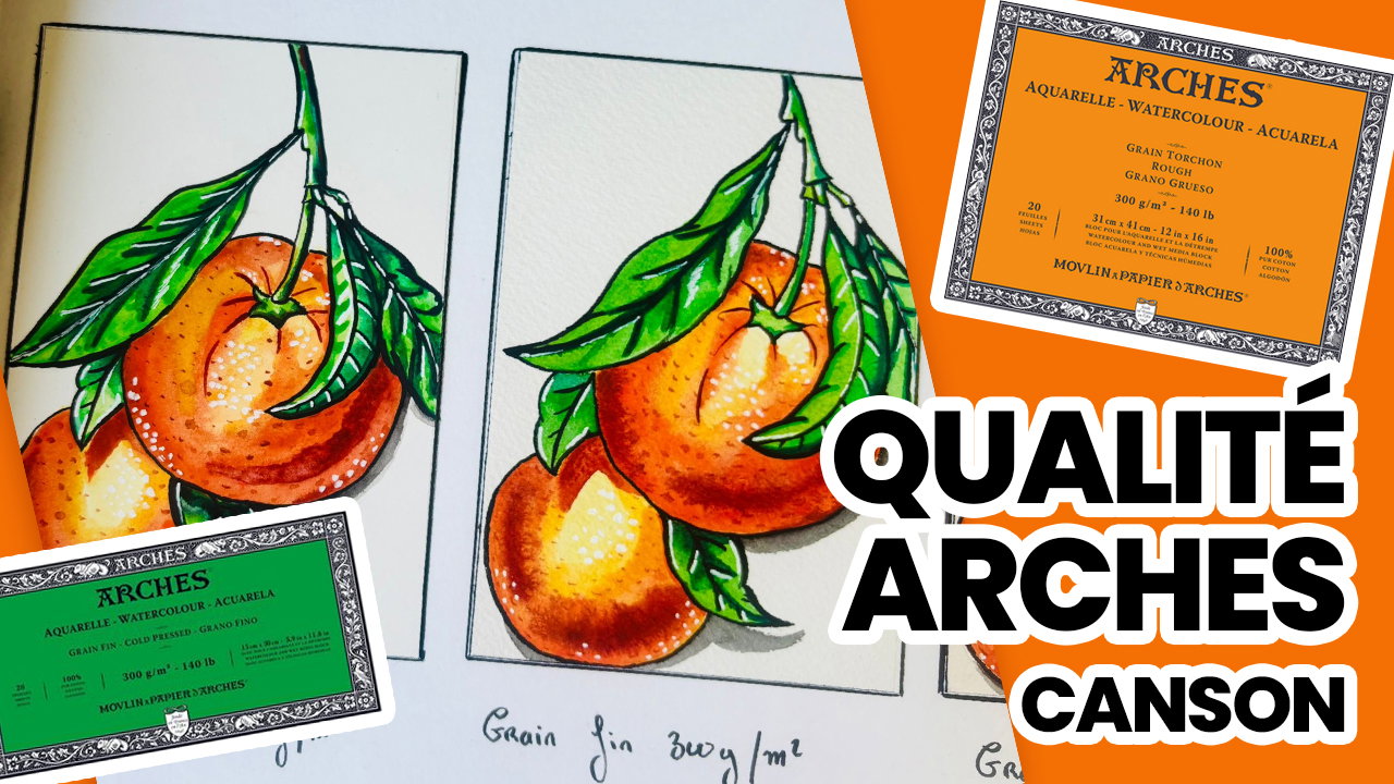 Arches aquarelle : quel papier pour quel rendu ?