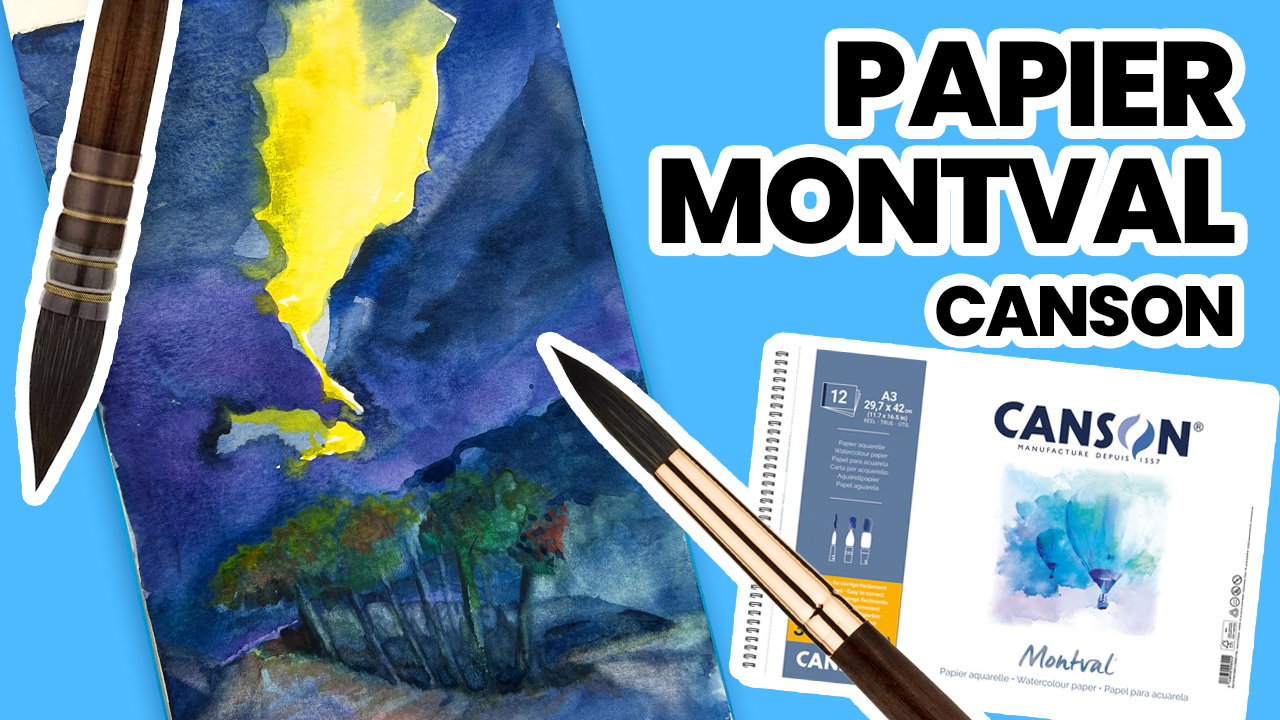 Maîtriser le retrait en aquarelle avec le papier Montval Canson