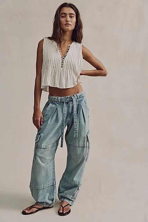 We The Free Reef Curved Cargo Jeans