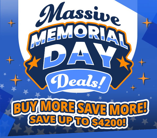 Massive Memorial Day Deals buy more save more up to $4200