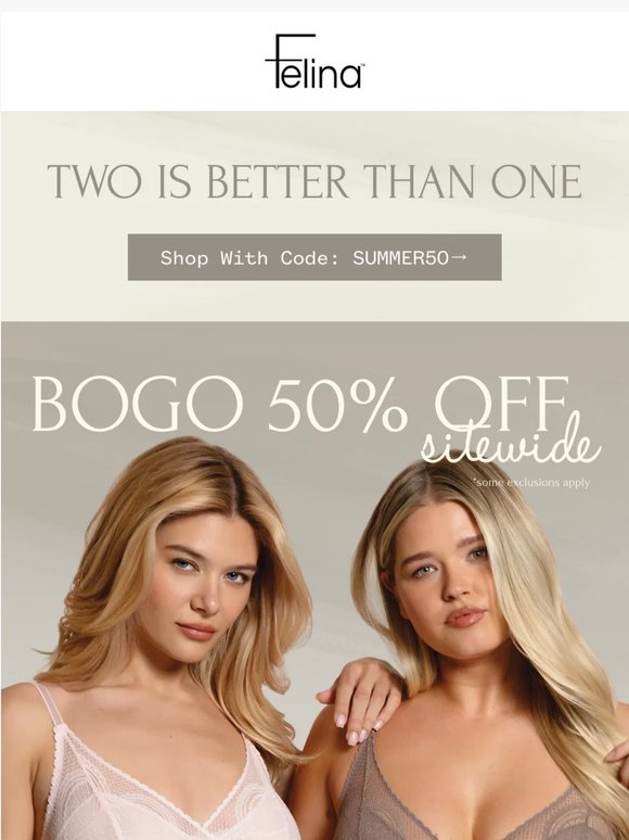 Ends Soon: BOGO 50% Off Sitewide! ⏳