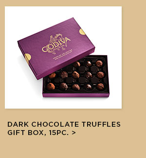 Dark Chocolate Truffles Gift Box, 15pc.