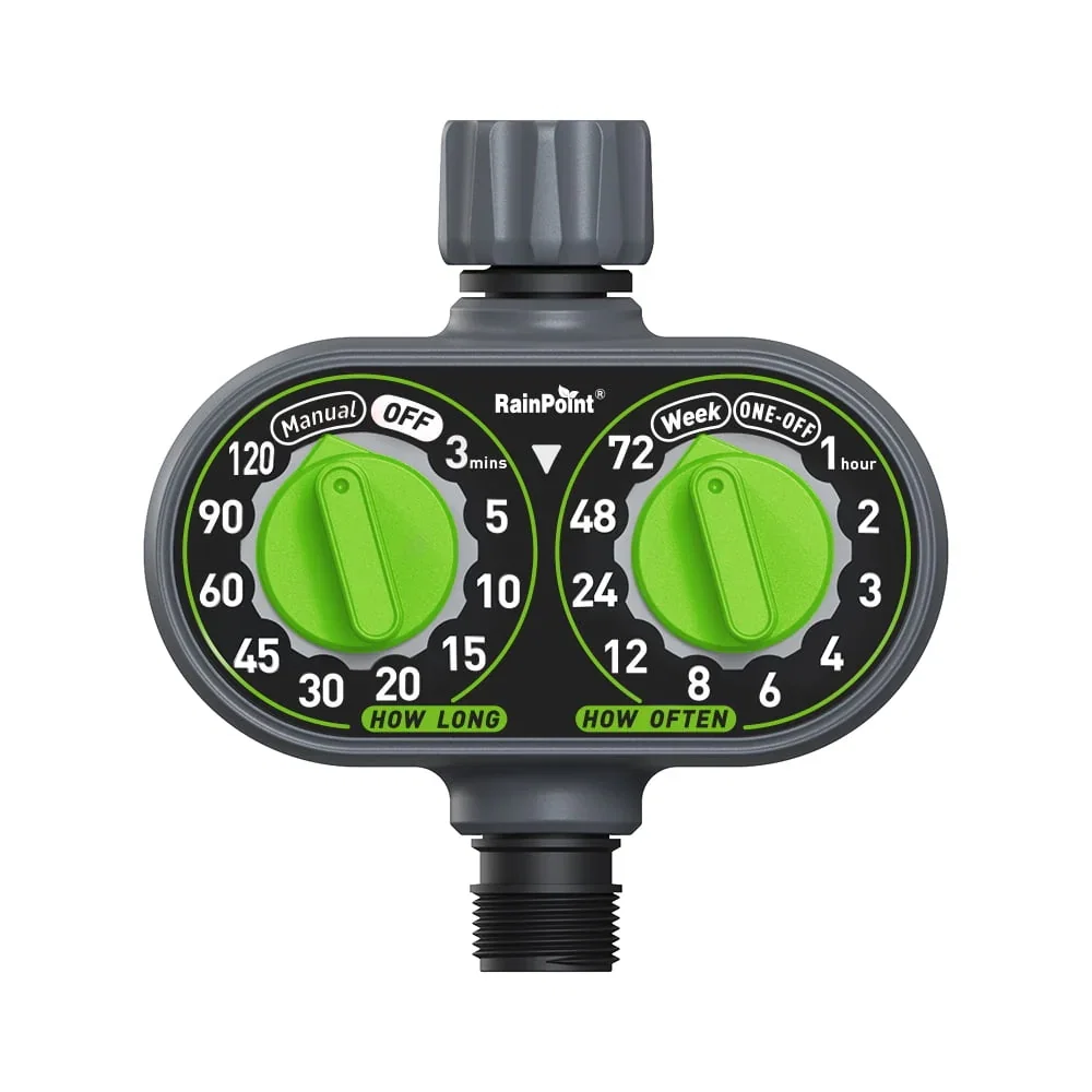 Programmable Hose Timer - Automatic Sprinkler Watering Controller for Garden and Lawn Use