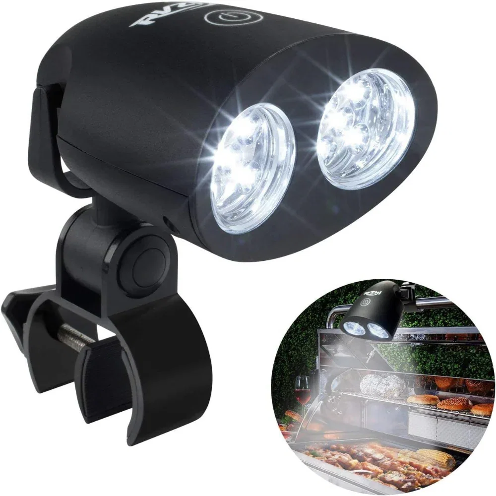 Grill Light LED BBQ Light with Adjustable Clamp - Flexible Neck for Outdoor Cooking