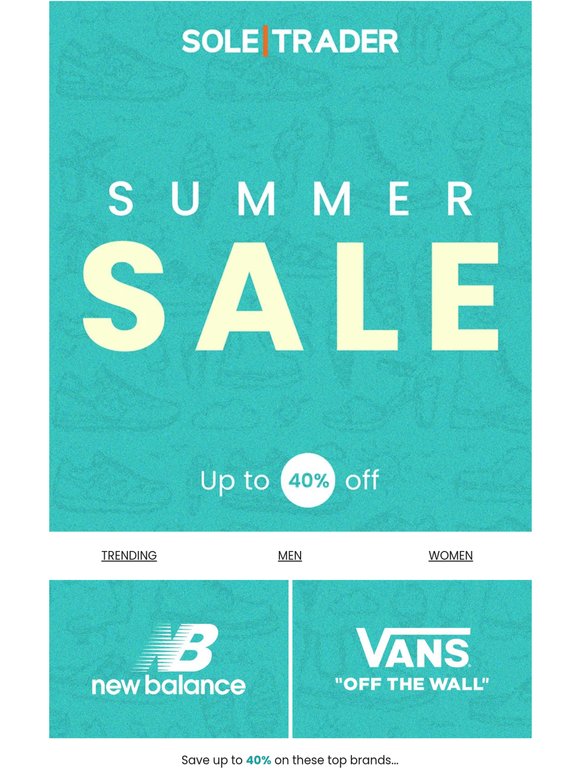 SUMMER SALE NOW ON | Up to 40% Off