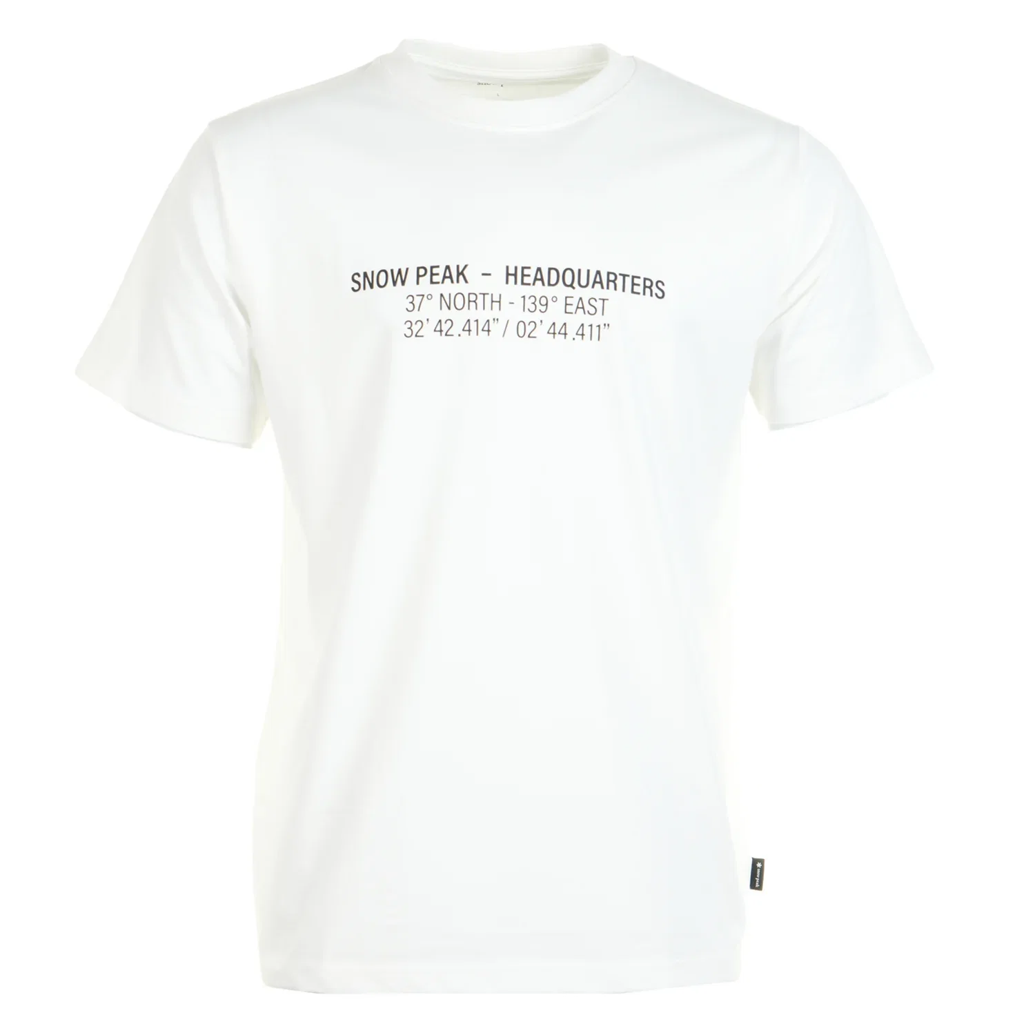 Image of SNOW PEAK<BR>HQ Topographic Map T Shirt White