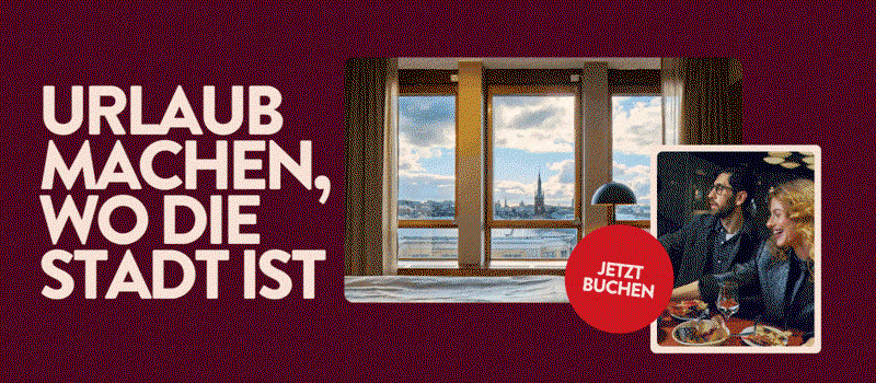 Urlaub machen, wo die Stadt ist