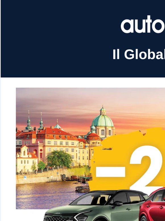Il Saldi Globale è arrivato | Fino al 25% di sconto sui noleggi