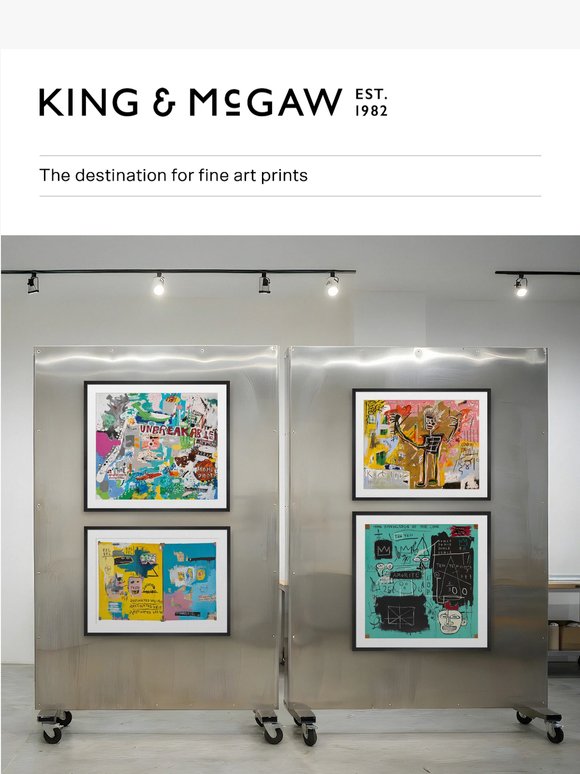 Jean-Michel Basquiat: A new selection of posters available for the first time