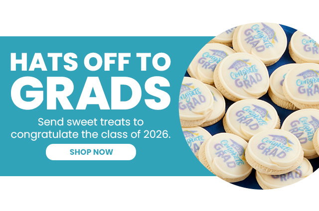 Hats Off to Grads - Send sweet treats to congratulate the class of 2026.  