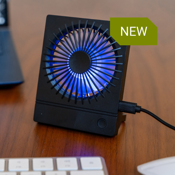 Kikkerland Rechargeable Desktop Fan