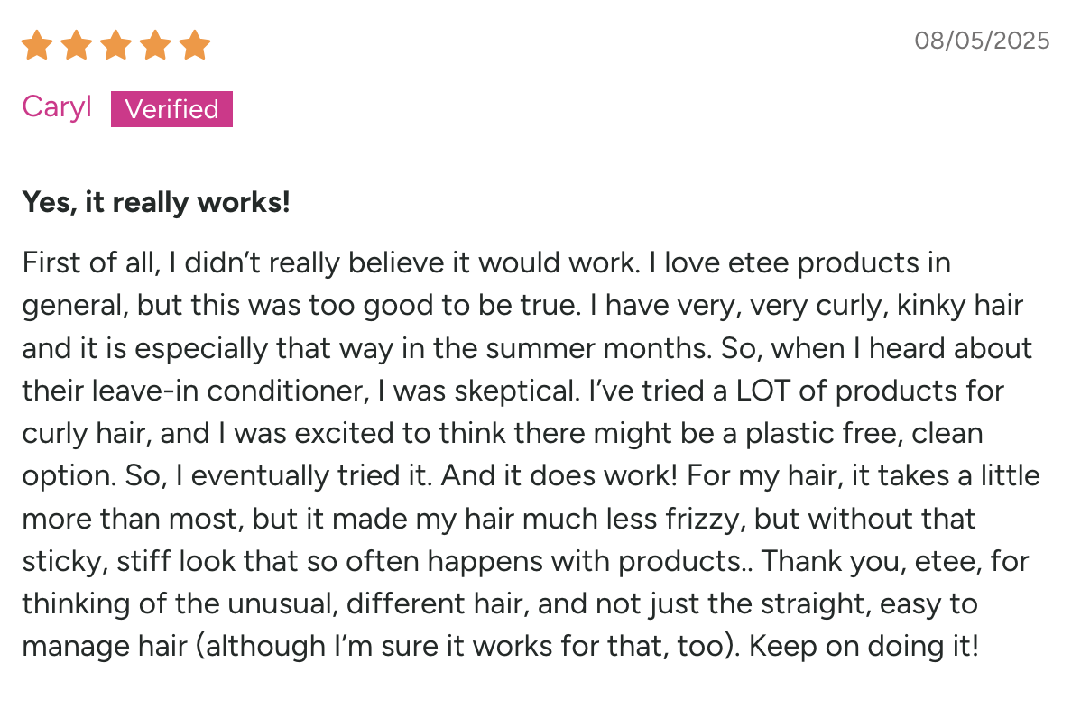 etee deep conditioner reviews