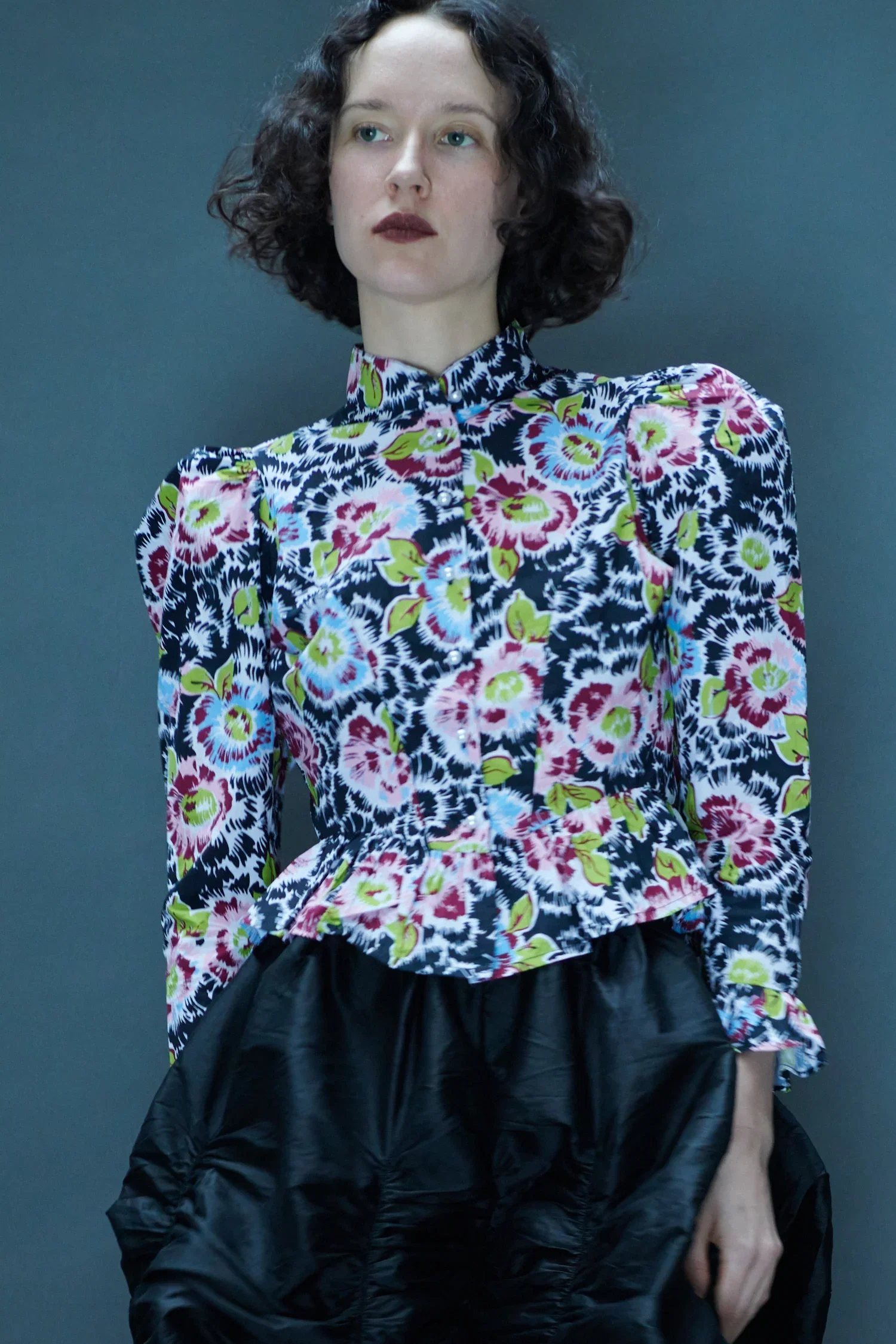 Image of Grace Blouse in Flower Riot