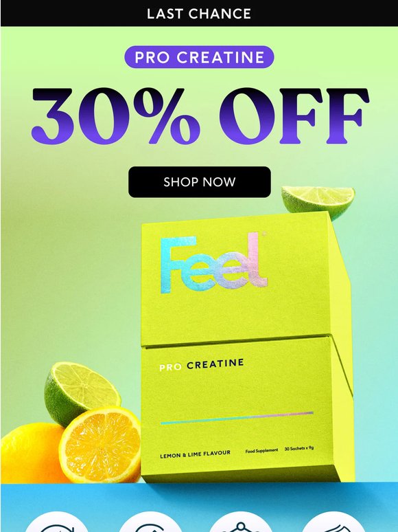 💚 30% off Pro Creatine 💜 24 hours only