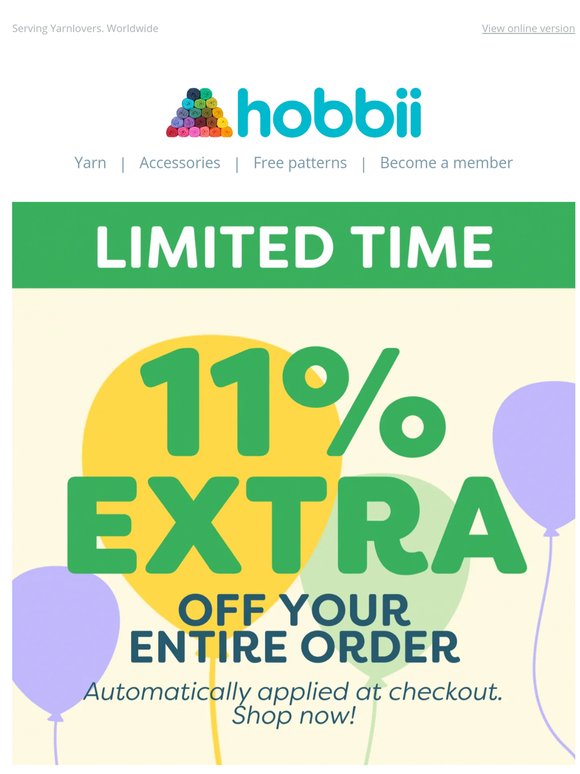 Final hours: Extra 11% off everything! ⏳