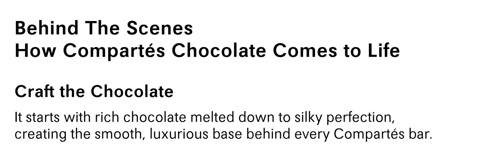 Craft the Chocolate