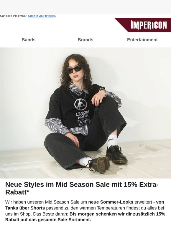 15% Extra-Rabatt im Mid Season Sale ⚡