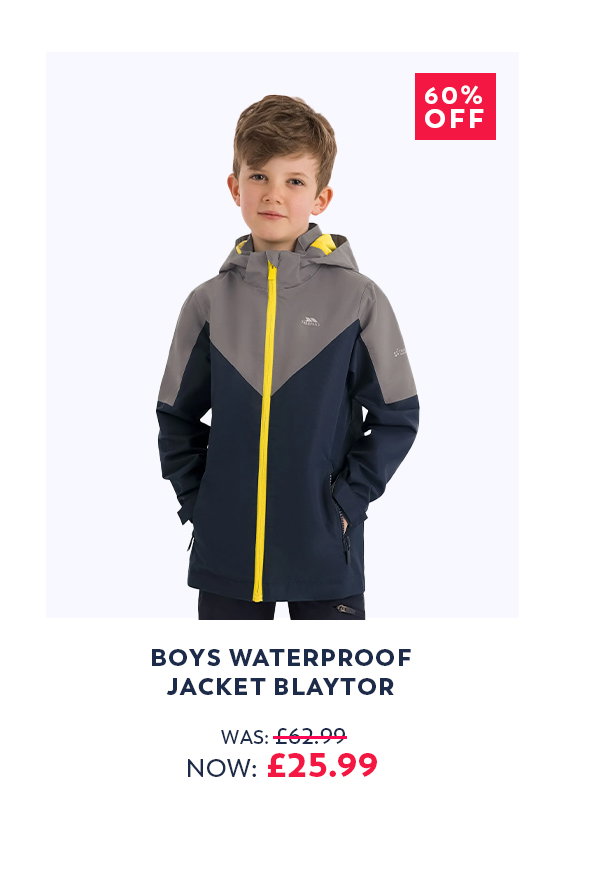 Boys Waterproof Jacket Blaytor