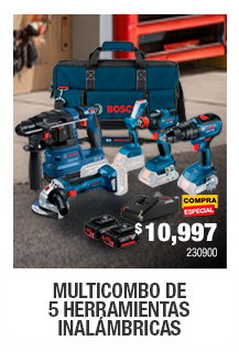 Multicombo de 5 herramientas inalámbricas