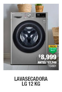 Lavasecadora LG 12 kg