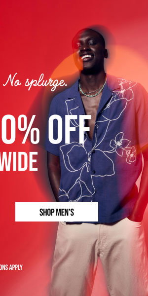 Up to 50% off shop Men's