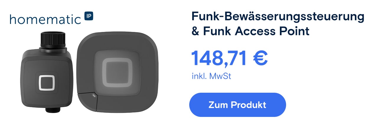 Homematic IP Funk Access Point, Funk-Bewässerungssteuerung