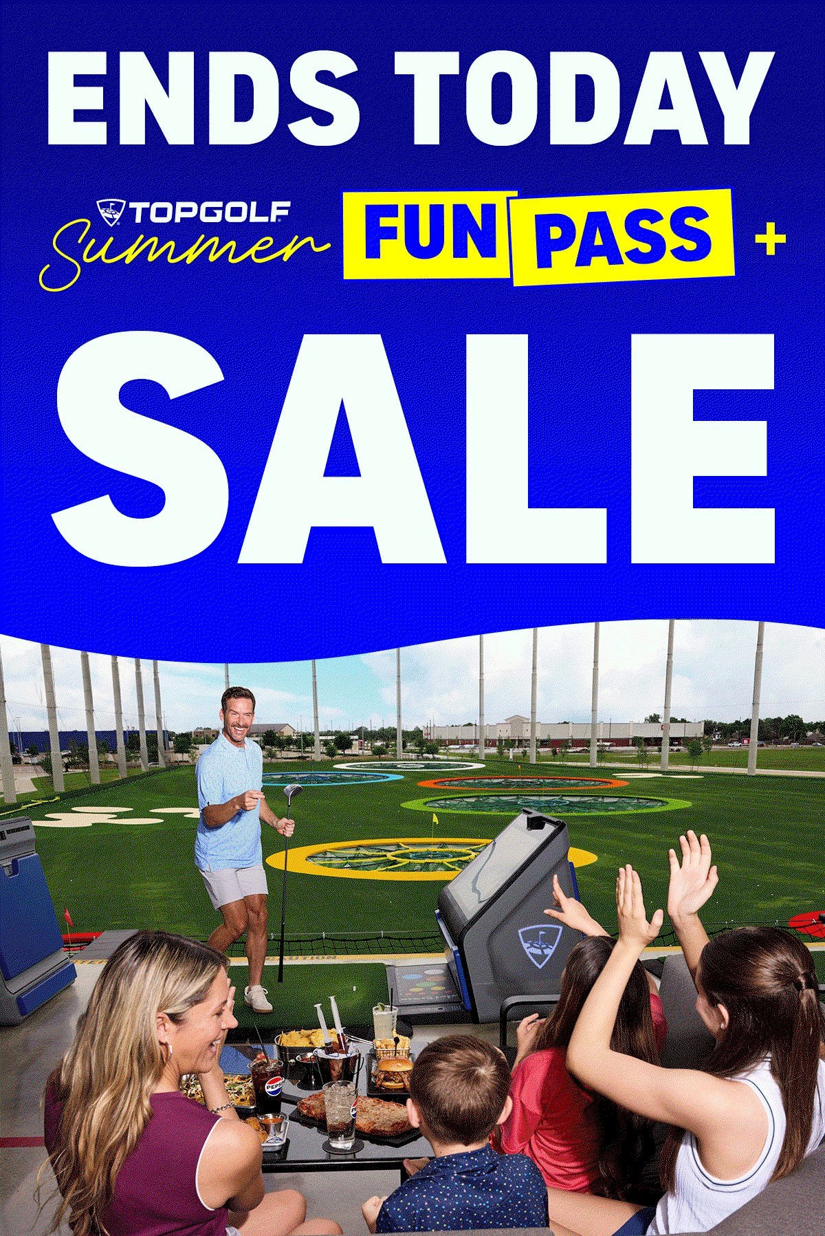 Ends Today - Topgolf Summer Fun Pass+ Sale