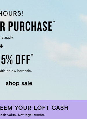 Shop sale