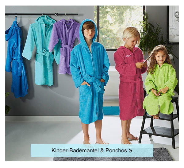 Kinder-Bademäntel & Ponchos! 
