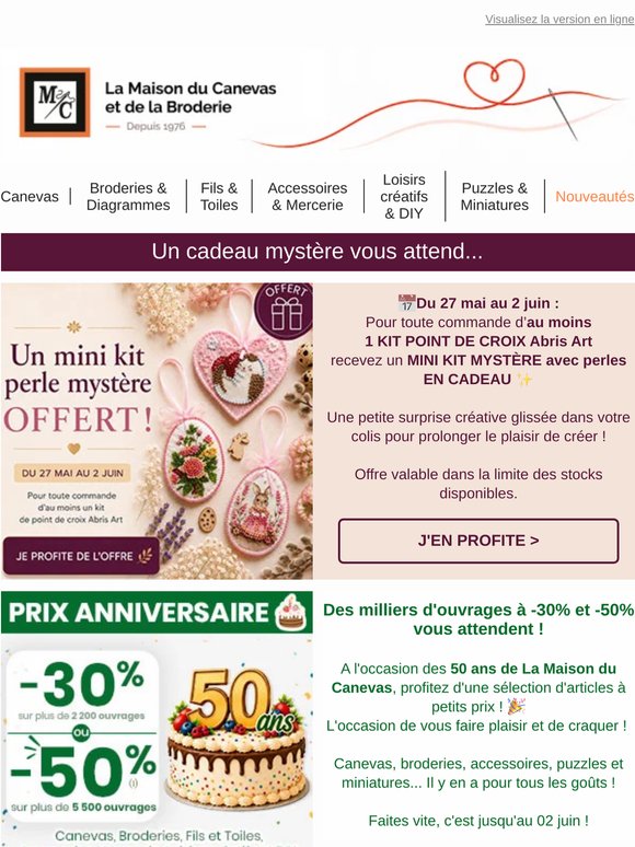 Des cadeaux et des petits prix🎉