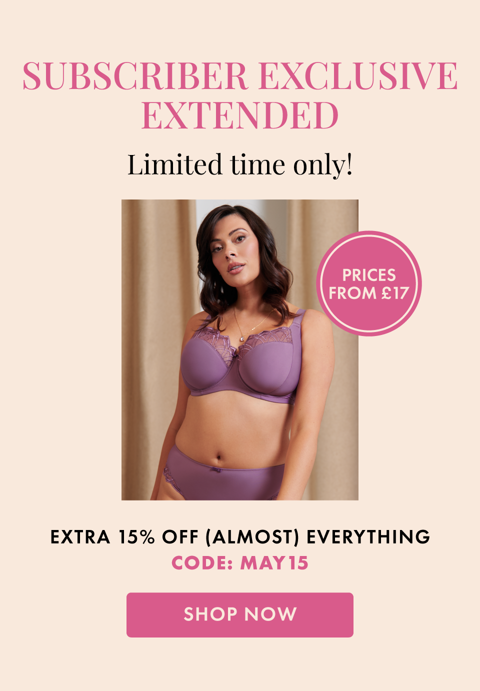 Big bra Clearance Weekend - Everything Must Go - Must End Midnight