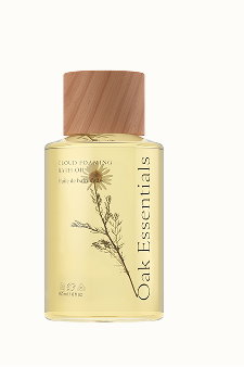 Cloud foaming bath oil