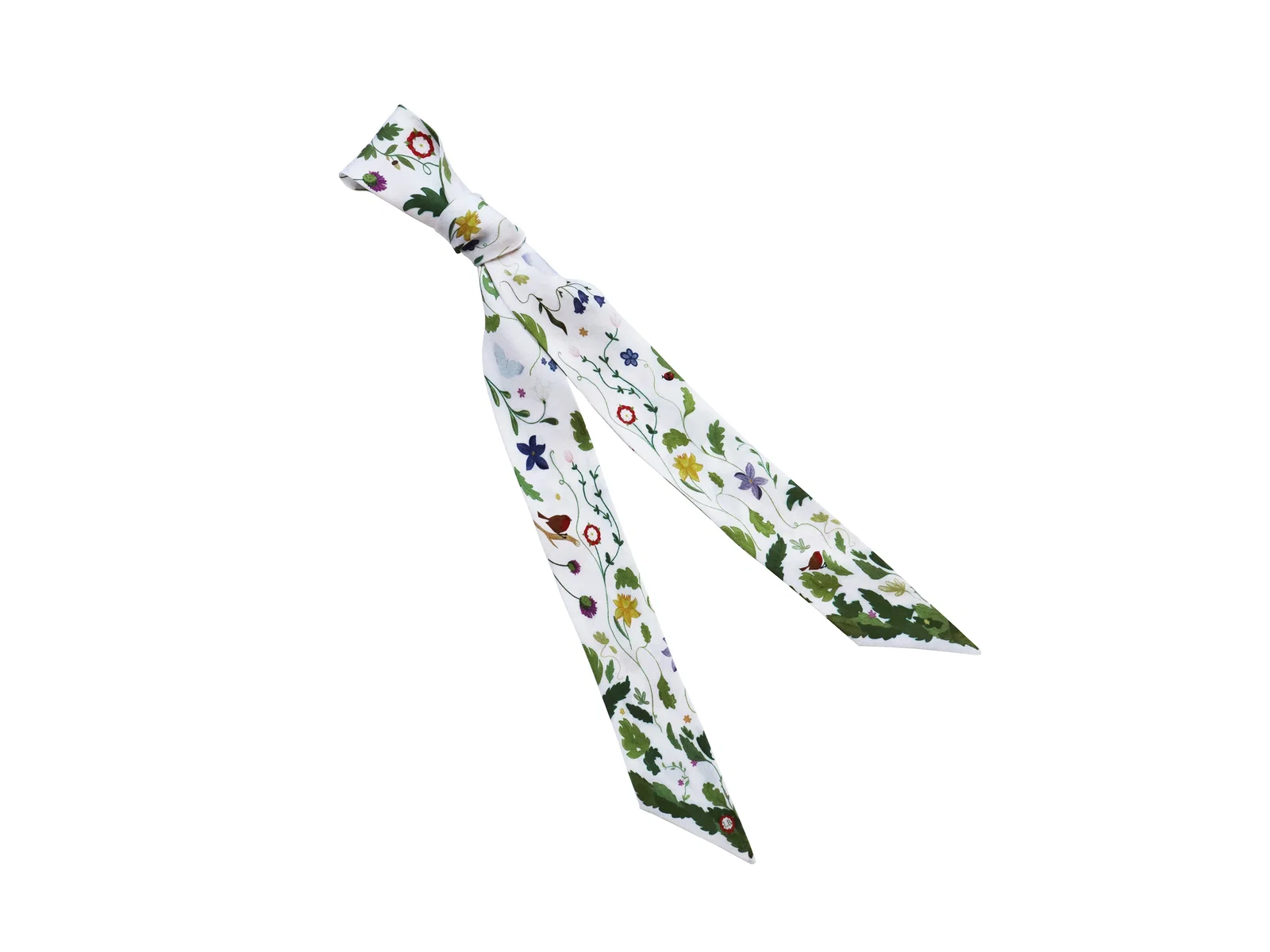 Image of Banderole - Silk Ribbon Scarf - Chelsea in Bloom Special Edition