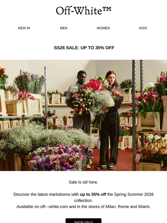 The SS26 Sale: Up to 35% Off