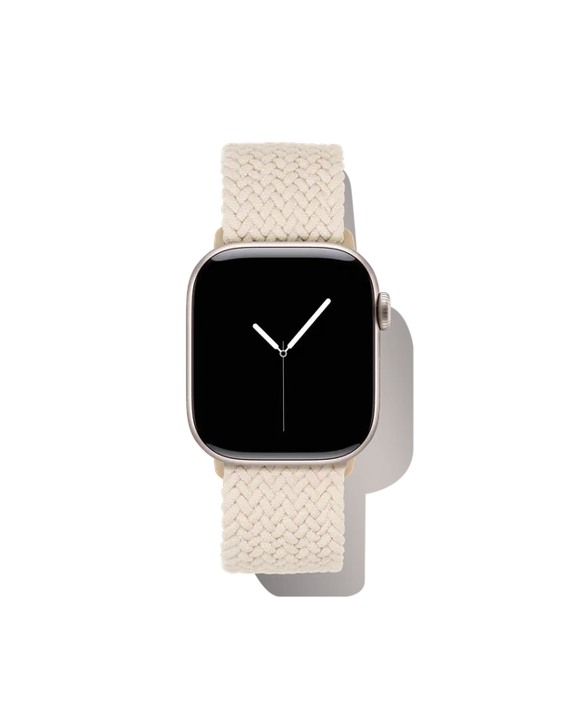 Soft Braid Watch Band 38 Perfect Beige