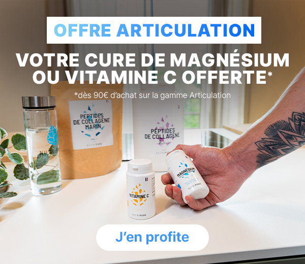 Votre cure de Magnésium ou Vitamine C offerte*