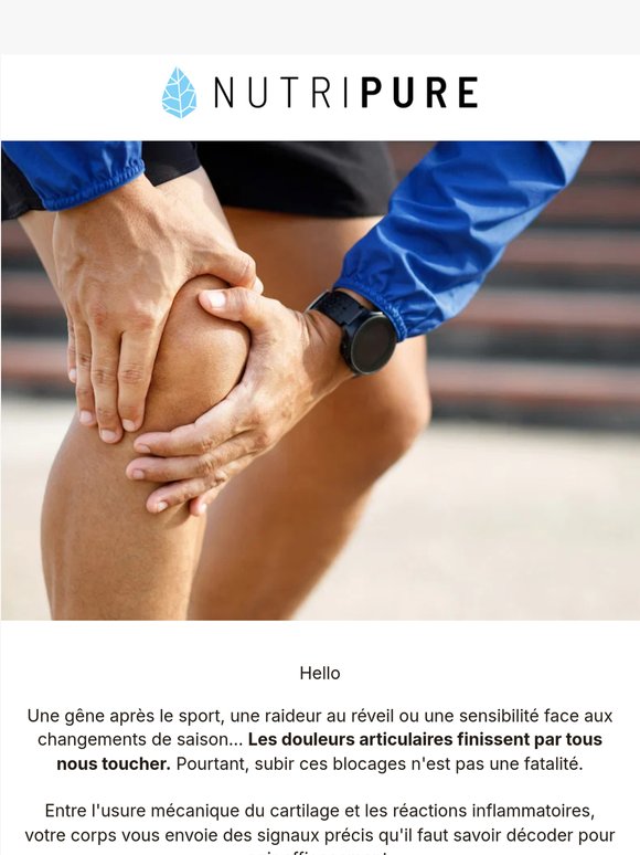 🦴 Vos articulations grincent ?