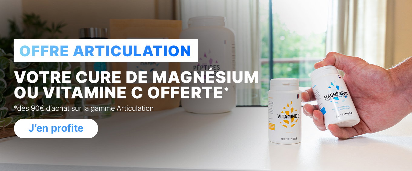 Votre cure de Magnésium ou Vitamine C offerte*