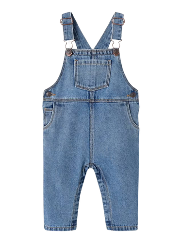 Jungen Baby Jeans-Latzhose - blue stone
