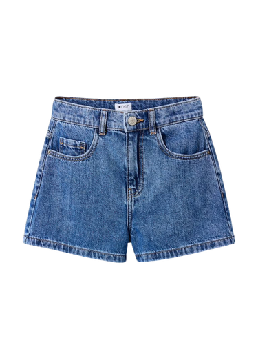 Mädchen Jeansshorts, Bundweite verstelltbar JONEN - mittelblau