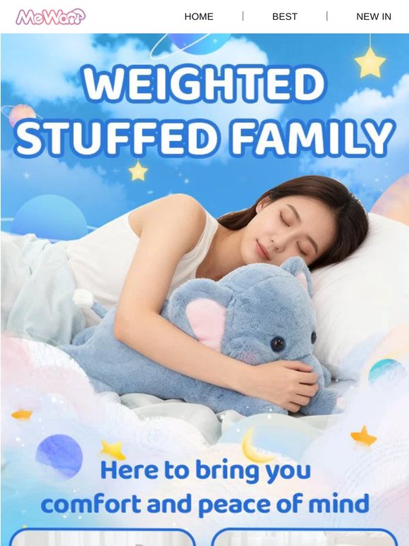 Weighted Plush: Bring you Comfort & Peace