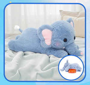 Plush toy with wings.