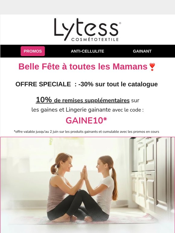 💖 Promo spéciale Fête des Mères -30% sur le site !