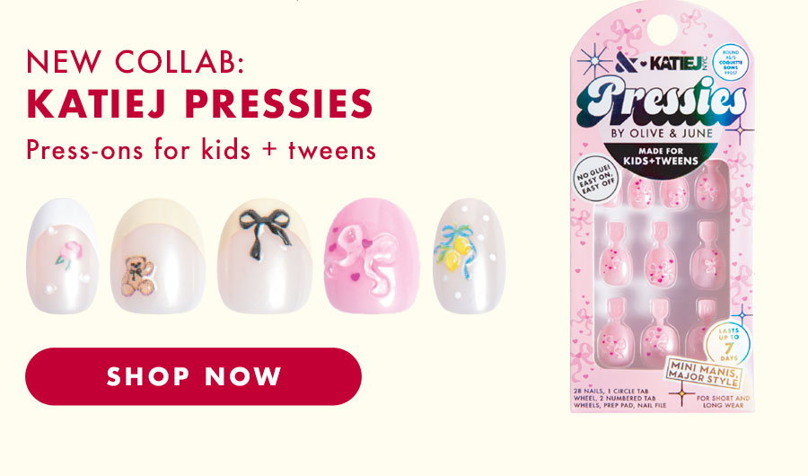 Shop the Katie J collab. Press-ons for kids and tweens.