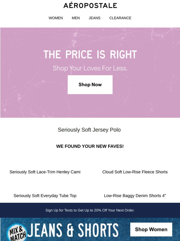 New LOW Price On Seriously Soft Jersey Polo