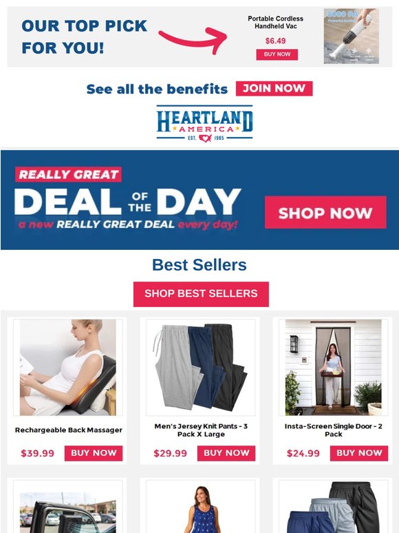Today's Deal of the Day & Best-Selling Products!